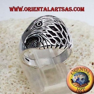 Bague Tête d'Aigle en Argent 925 - Symbole de Force