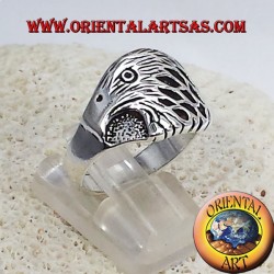 Anello Aquila in argento