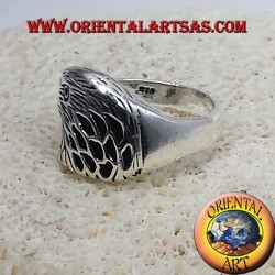 Anello Aquila in argento