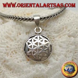 Colgante de plata, flor de la vida (pequeña)