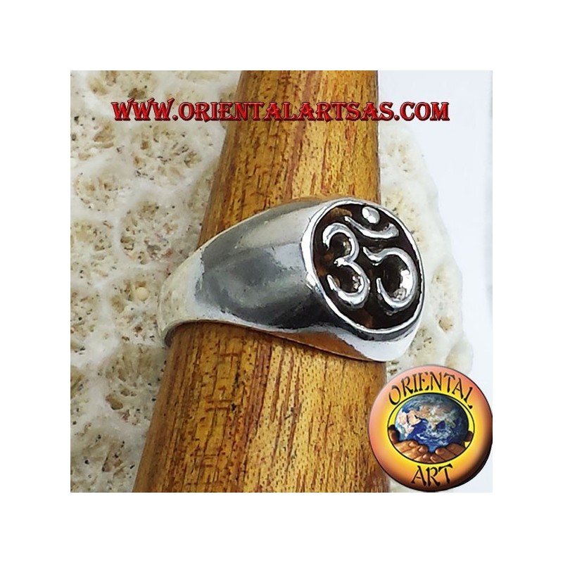 Om Silber Ring durchstochen Silber