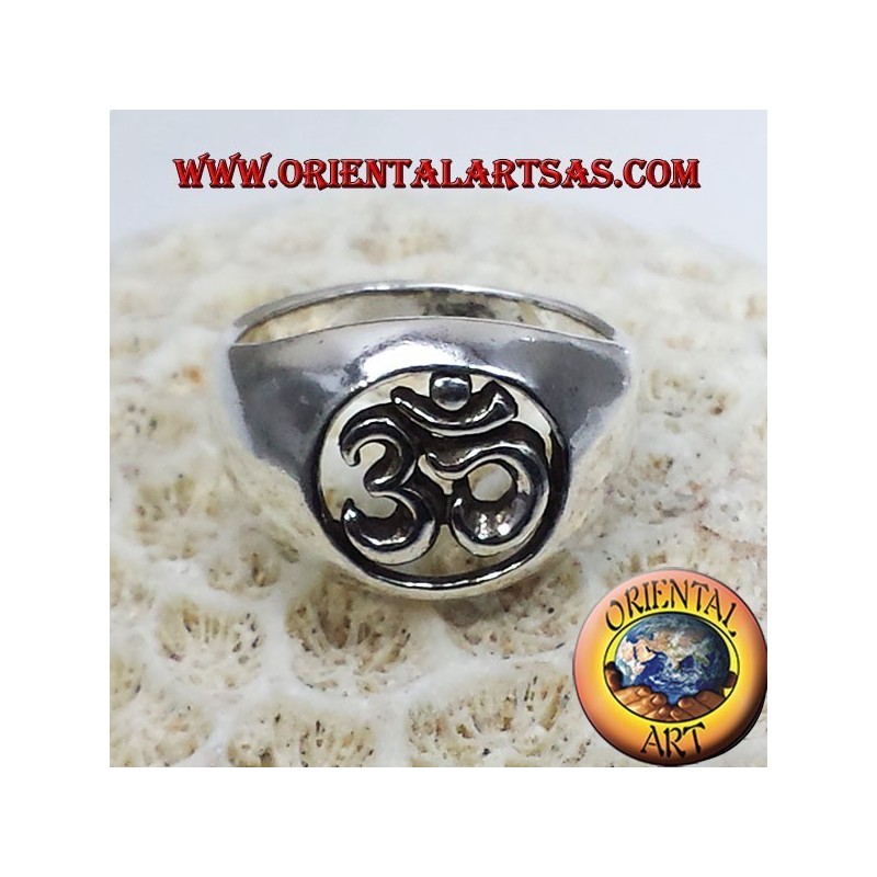Om Silber Ring durchstochen Silber