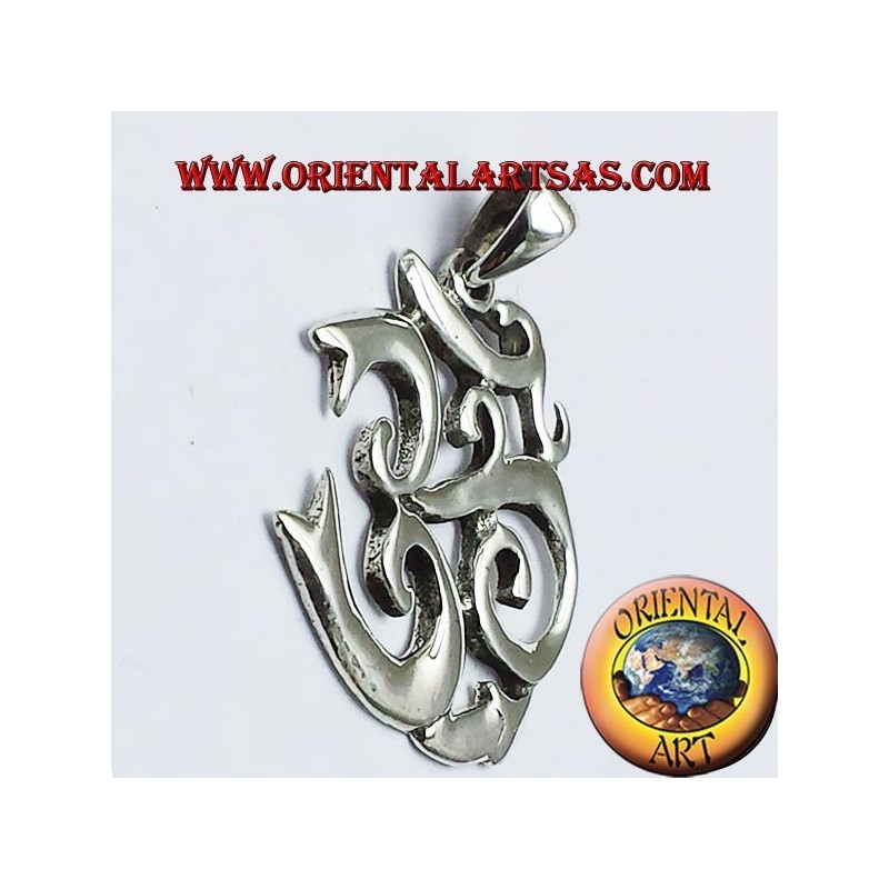 ciondolo om in argento 925