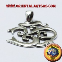 ciondolo om in argento 925