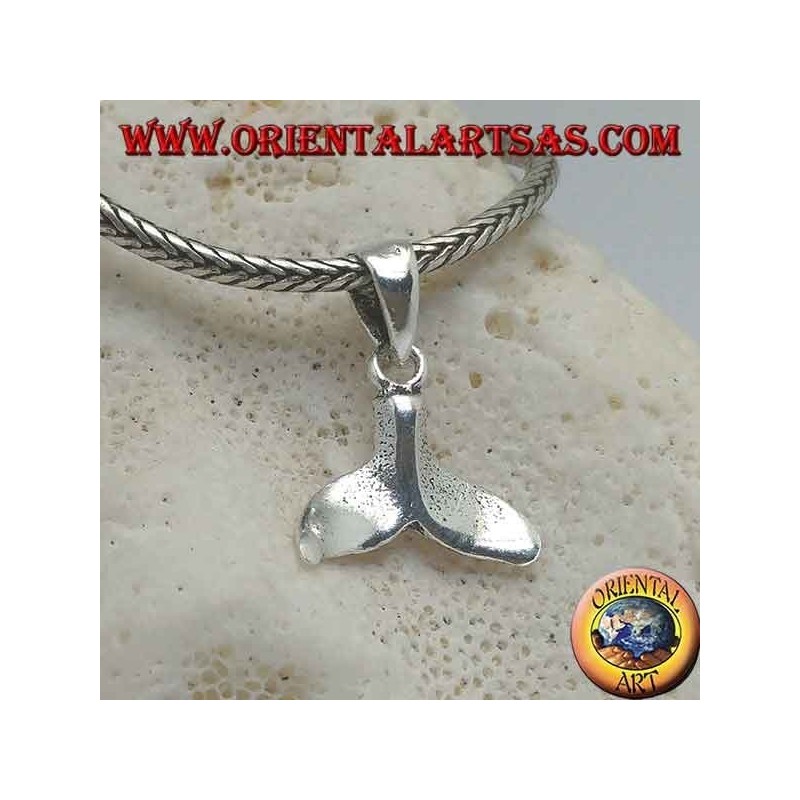 Pendentif en argent queue de baleine petit pendentif