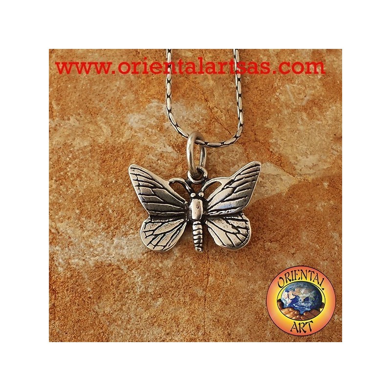 Silber Anhänger Schmetterling 925