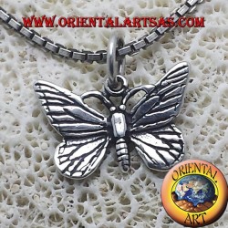 Mariposa colgante de plata 925