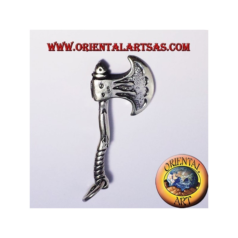 Medieval Celtic Axe Silber Anhänger