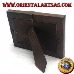 20x15 cm teak and bamboo photo frame