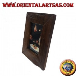25x20 cm antique teak wood photo frame
