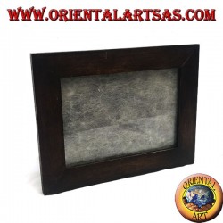 Marco de fotos delgado en madera de teca 23x18 cm