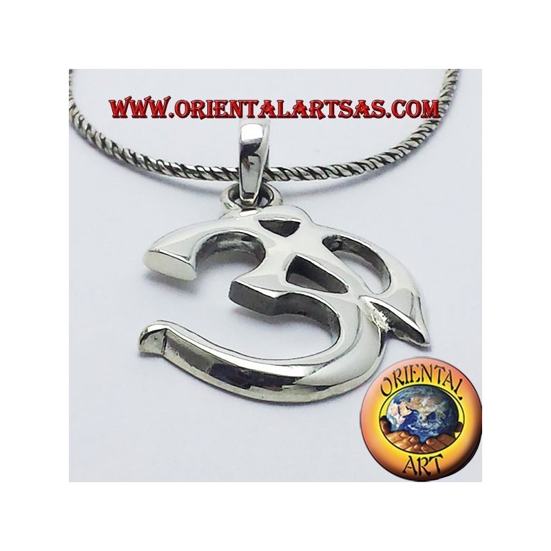 Om Pendentif Et syllabe sacrée argent Aum