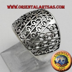 perforated band ring
