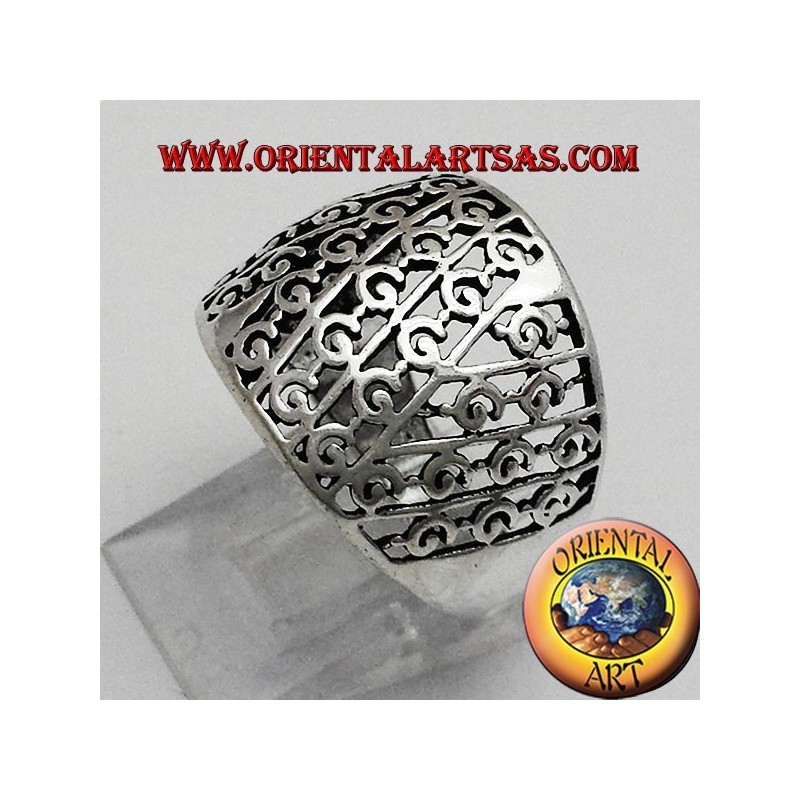 Anello fascia traforata