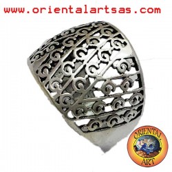 perforated band ring