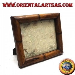 31 x 26 cm teak and bamboo photo frame