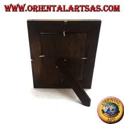 Antique teak wood photo frame 30 x 25 cm