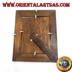 Antique teak wood photo frame 30 x 25 cm