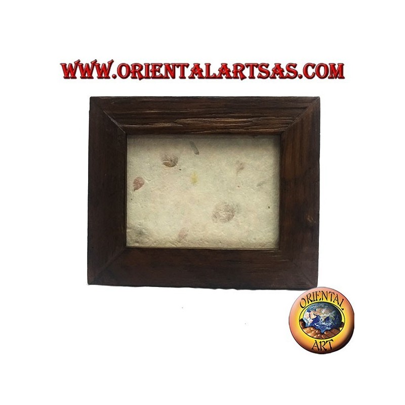 Antique teak wood photo frame 30 x 25 cm