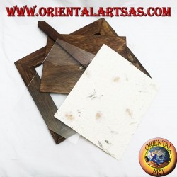 Antique teak wood photo frame 36 x 30 cm