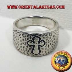 gehämmert Band mit Silberkreuz