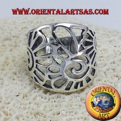 Ringband Schale nautilus Silber