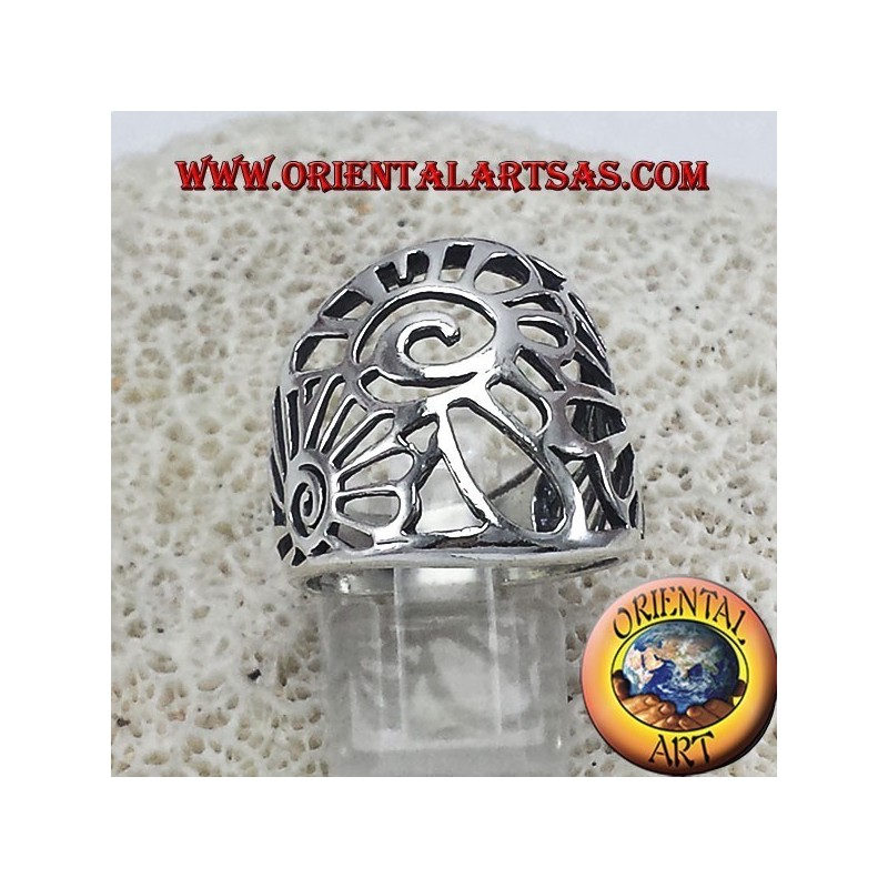 Ringband Schale nautilus Silber