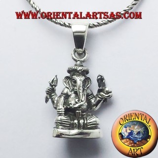 Ganesh Pendentif statue en argent