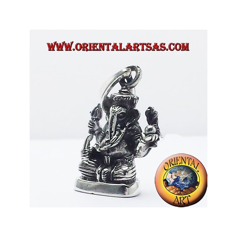 Ganesh Pendentif statue en argent