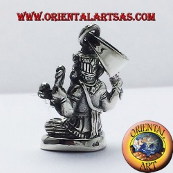 Ganesh colgante de plata de la estatua