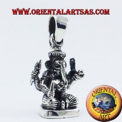 Ganesh Pendentif statue en argent