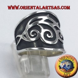 Ring Stammes-Gürtel Silber