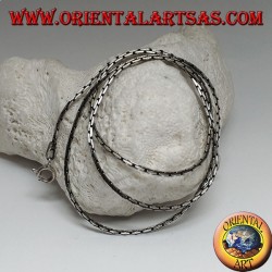 Kettenhalskette aus 925 ‰ Silber mit Gelenkglied 50 cm x 1,5 mm