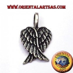 Anhänger Paar Silber Engelsflügel