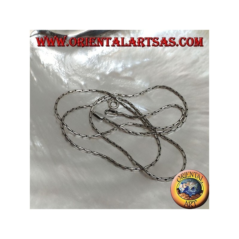 Kettenhalskette aus 925 ‰ Silber mit Gelenkglied 50 cm x 1,2 mm