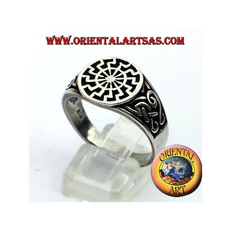 Anello AMEN Argento 925 Brunito E Onice Cabochon | Vendita Online Su - Foto 8