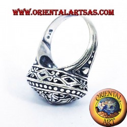 anello imperiale traforato in argento