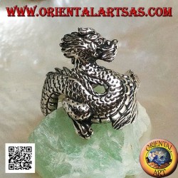 Anillo de plata, dragón Lindworm (mitología nórdica) bigotudo