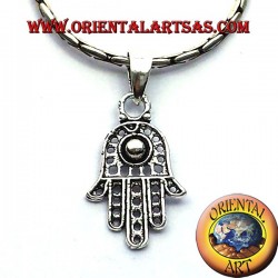 ciondolo in argento mano di Fatima hamsa