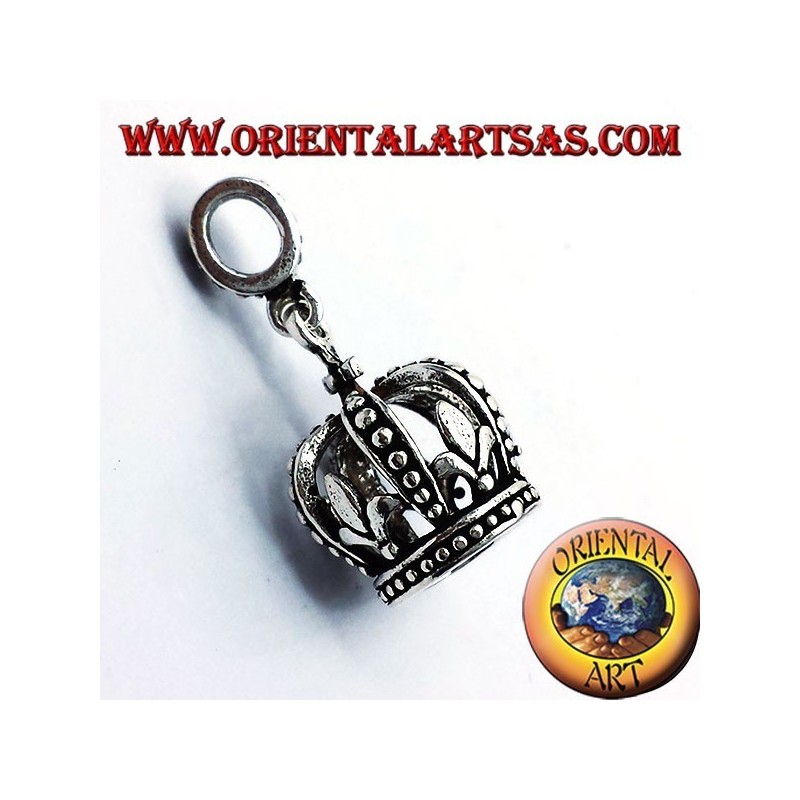 Pendant Crown Heraldry (Lily) Silver