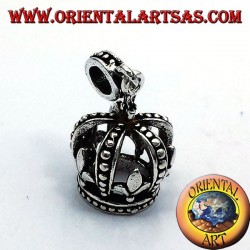 Pendant Crown Heraldry (Lily) Silver