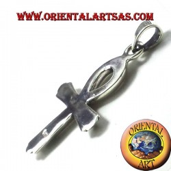 Ägyptischen Ankh Kreuz Anhänger (Liebe das Kreuz) Silber