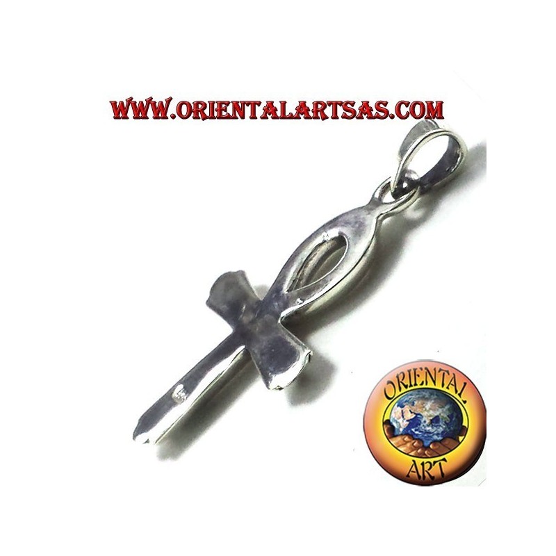 Ägyptischen Ankh Kreuz Anhänger (Liebe das Kreuz) Silber