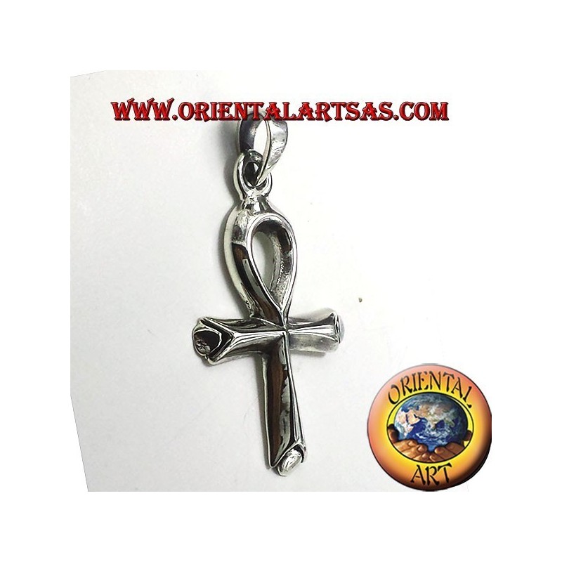 ciondolo croce egizia ankh in argento