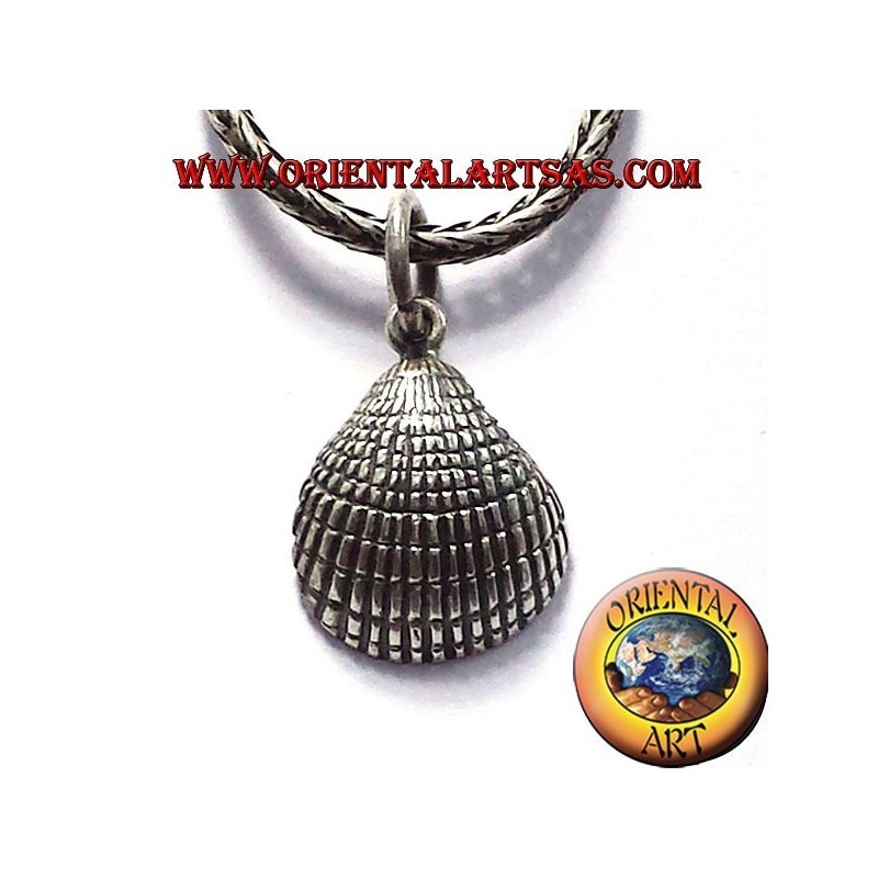 silver pendant shell