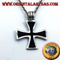 cross pendant of Black Templars, silver