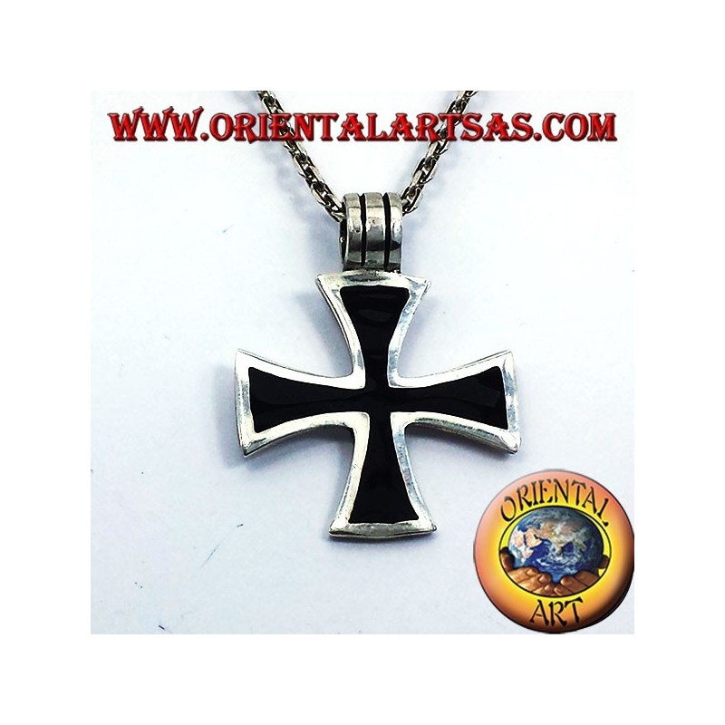 Kreuzanhänger von Black Templars, Silber