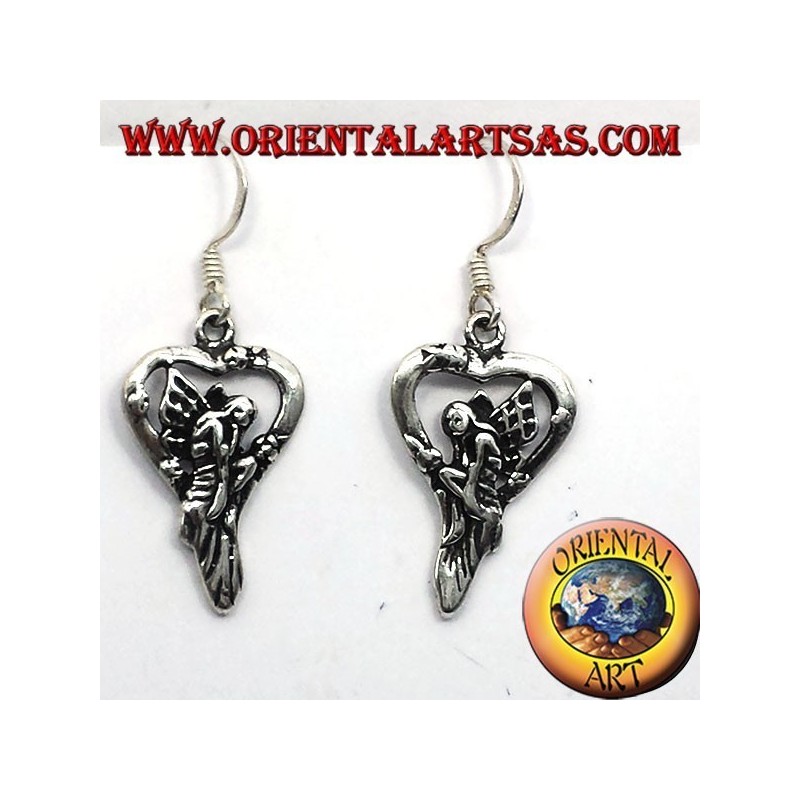 orecchini in argento nodo celtico triquetra