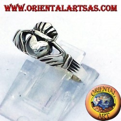 Argent Claddagh Anneau 925