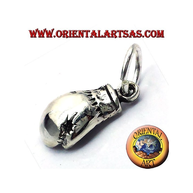 Colgante de plata del guante del boxeador
